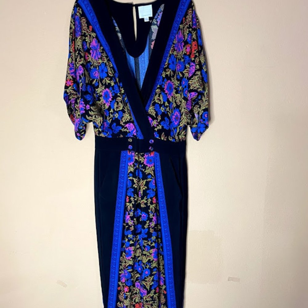COPY - Anthropologie blue longsleeve Jumpsuit. Si…